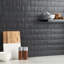 Chord Matter Carreau de plancher et de mur en brique de porcelaine texturée 2,95 po x 11,81 po (4,35 pieds carrés / caisse)-63476049