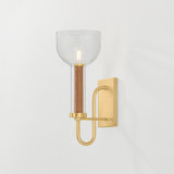Narrowsburg Wall Sconce in Aged Brass