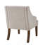 Fauteuil d'appoint Mid-Century moderne avec pieds en bois massif pour espaces de vie-133997931