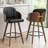 Ljubka Faux Leather Swivel Stools-1004436061-955613850