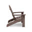 Chaise brune - Bois d'œuvre pour la détente ergonomique au bord de la piscine avec méridienne en acier inoxydable. Relaxation.