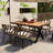 Uniquely Made Outdoor With Pe Chairs And Plastic Wood Table Entertaining-1634002569