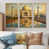 Toile naturelle avec cadre flottant