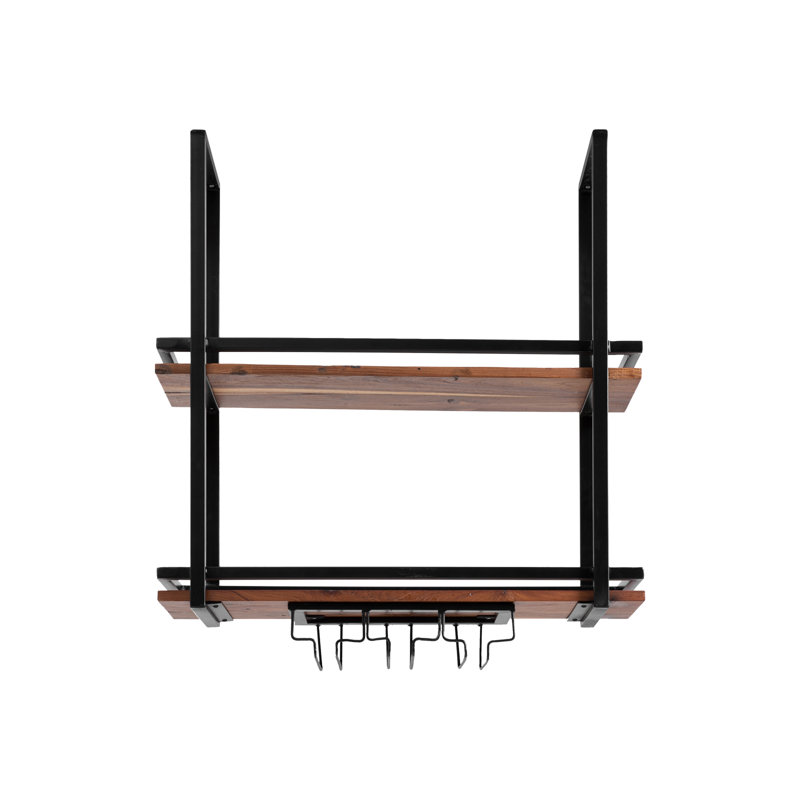 Anastazas 32 Bottle Wine Bottle & Glass Rack