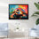 Pop Art Curious Turtle Aquatic II - Tortue, art mural animal