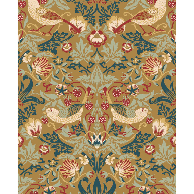 Floral Roll, Ochre