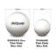 Paquet de 12 balles de tennis de table GoSports XL de 55 mm - Balles de tennis de table géantes pour l'entraînement ou autres jeux de lancer