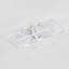 6-Light Led Semi Flush Mount Ceiling Light