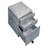 Silver 3-drawer File Cabinet