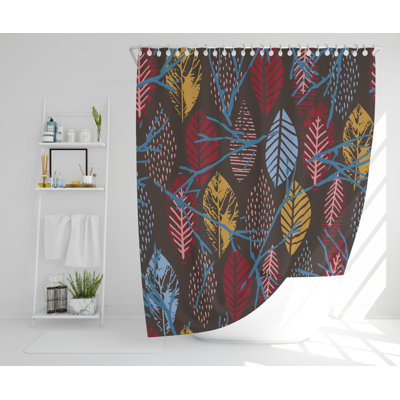 Purwokerto Polyester Shower Curtain