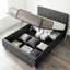 Caddo Fabric Upholstered Ottoman Bed Frame-37573947-37573950