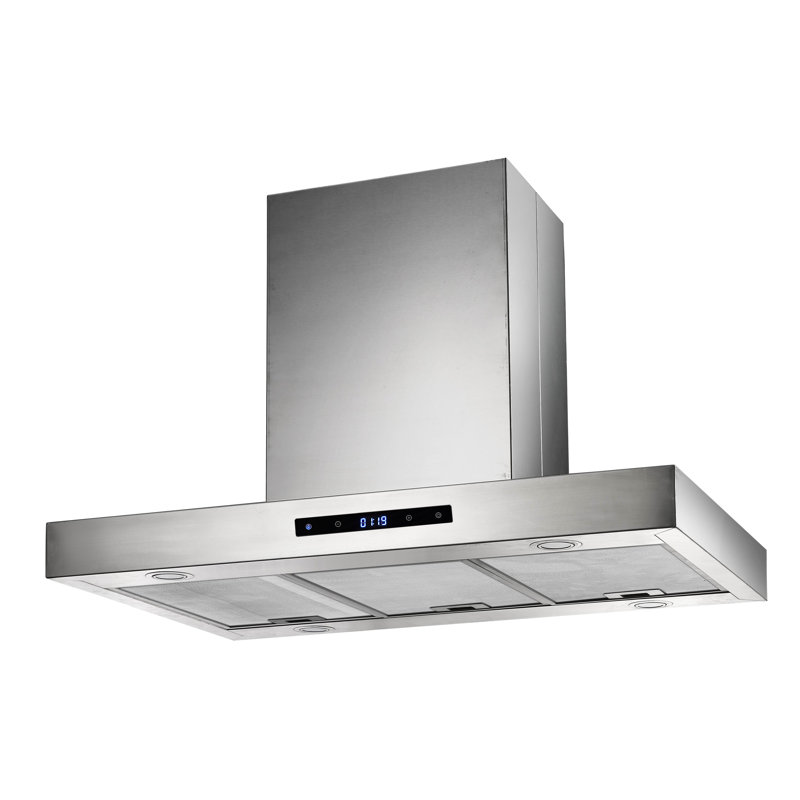 Hotte pour îlot de cuisine 35 pouces 700 CFM Hercules, Acier Inoxydable