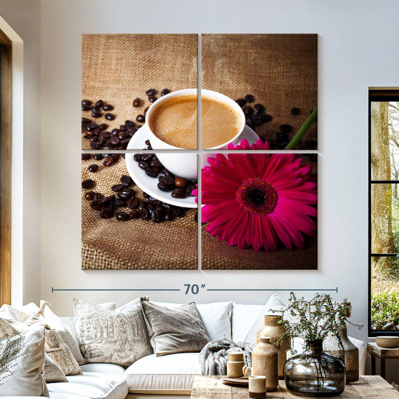 Yarlin Cappuccino, 57" H x 57" W