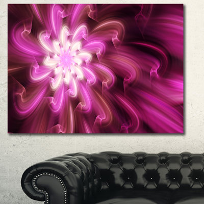« exotic danse of purple floral pétales », impression sur toile tendue