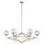 Lustre en globe 6 lumières Eastbourne 