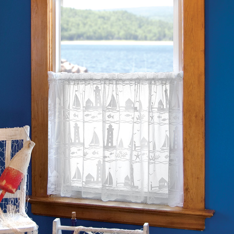 Resa Tailored Cafe Curtain, 60" W x 30" L