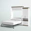 Lit escamotable Camalla et armoire de rangement avec tablette coulissante-104604194-104604191