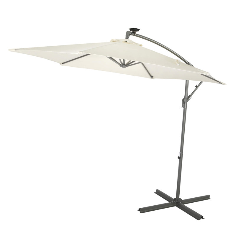 292cm Lighted Cantilever Parasol