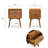 Dorsey Nightstand with Solid Wood Base-663633057