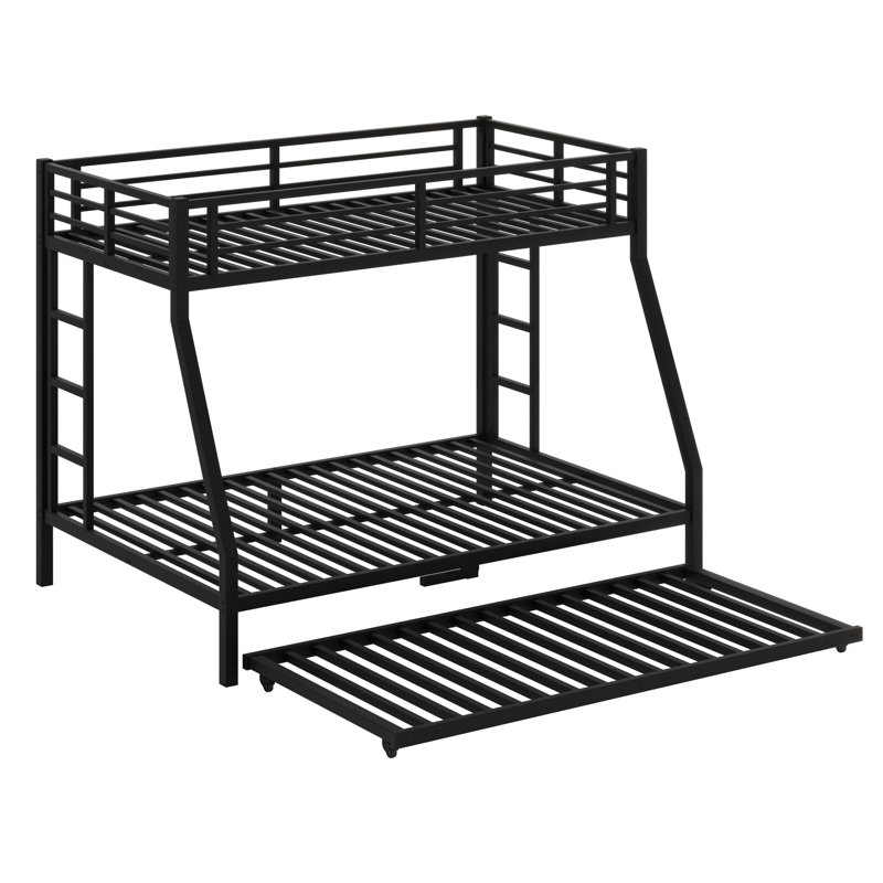 Metal Bunk Bed With Trundle