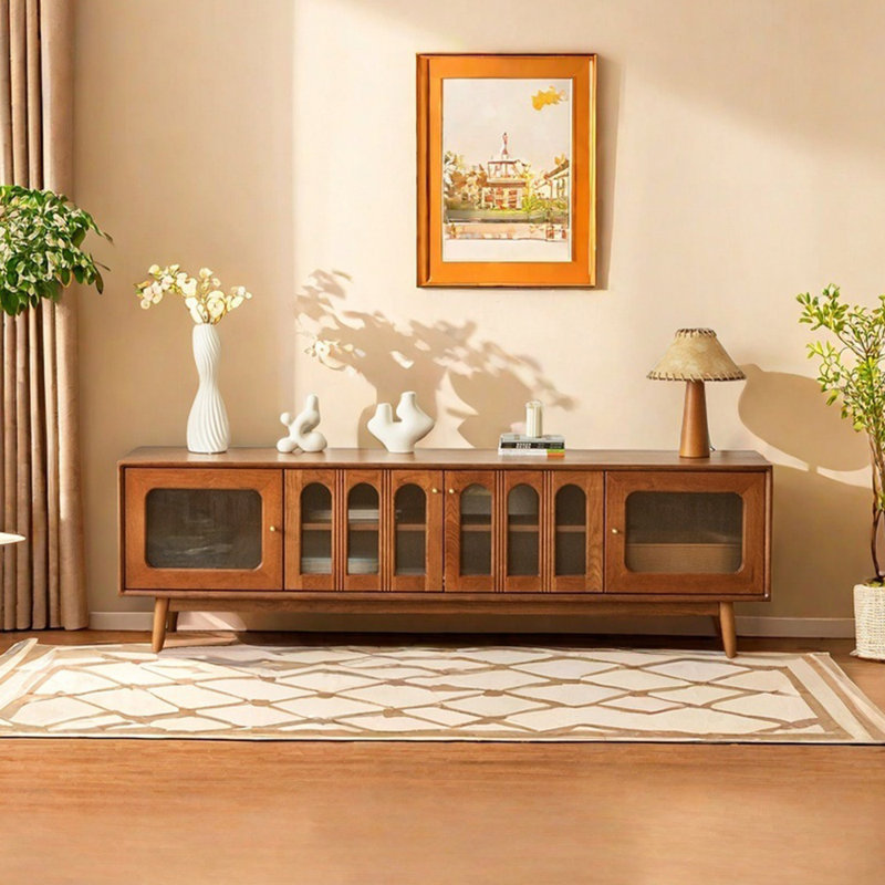 Meuble télé rétro de style français, 70.87"