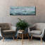  «Sailing Azure Bay» par Aondrea H. Maynard, art mural sur toile, 60 po x 20 po