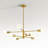 8-Light Modern Sputnik Chandelier for Dining Room with 4 Heights-127269774