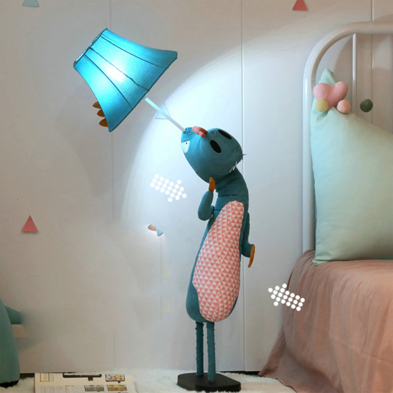 Esbon 49'' Black Novelty Floor Lamp