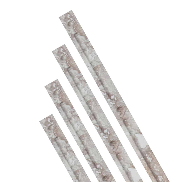 Peel and Stick 24'' L x 1'' W PVC Grid and Seam Covers