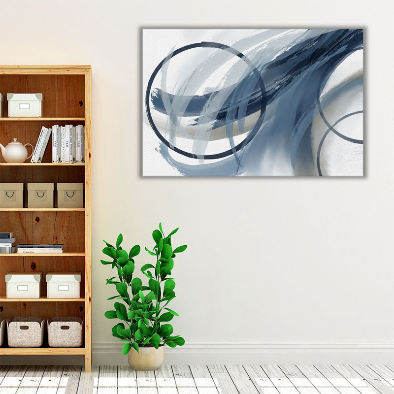 Flow 1 - Canvas Print Wall Art, 16" H x 24" W