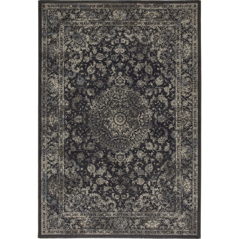 Giron Oriental Hand Woven Area Rug, Rectangle 133 x 195cm