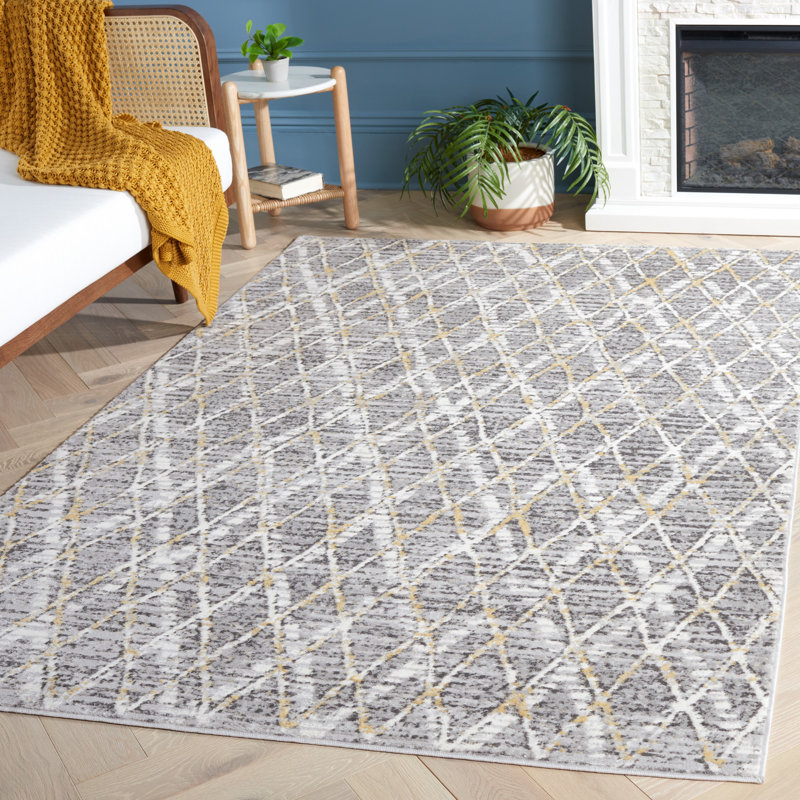 Weimer Performance Geometric Rug, Rectangle 5'3" x 7'6"