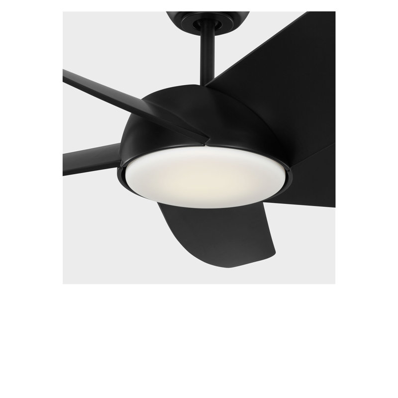 Arkdale Smart 52 LED Ceiling Fan, Midnight Black, Midnight Black