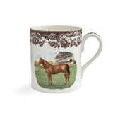 Spode Woodland Horses Mug 16 Oz Thoroughbred
