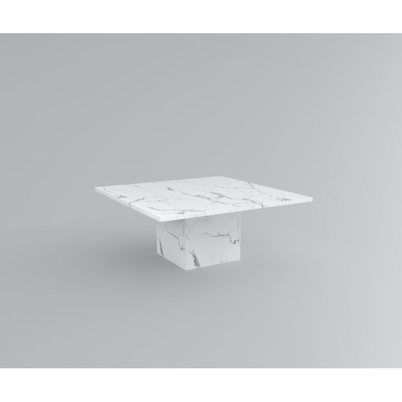 Venne 60" Square Marble Dining Table 