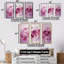 Ensemble d'art sur toile Fuschia-107736165-107736166