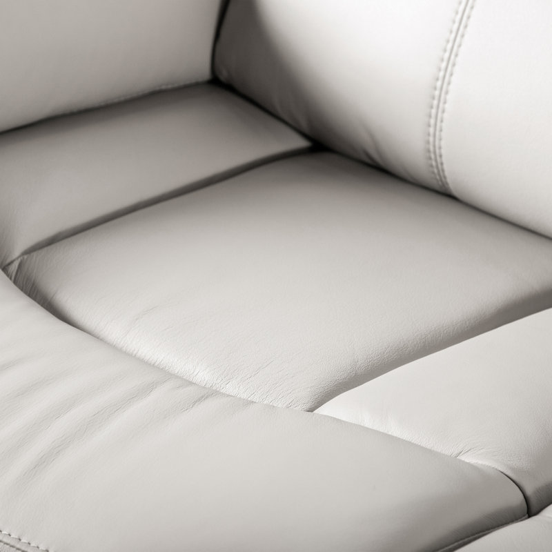 Allendale Loveseat, Kaia White Leather Match