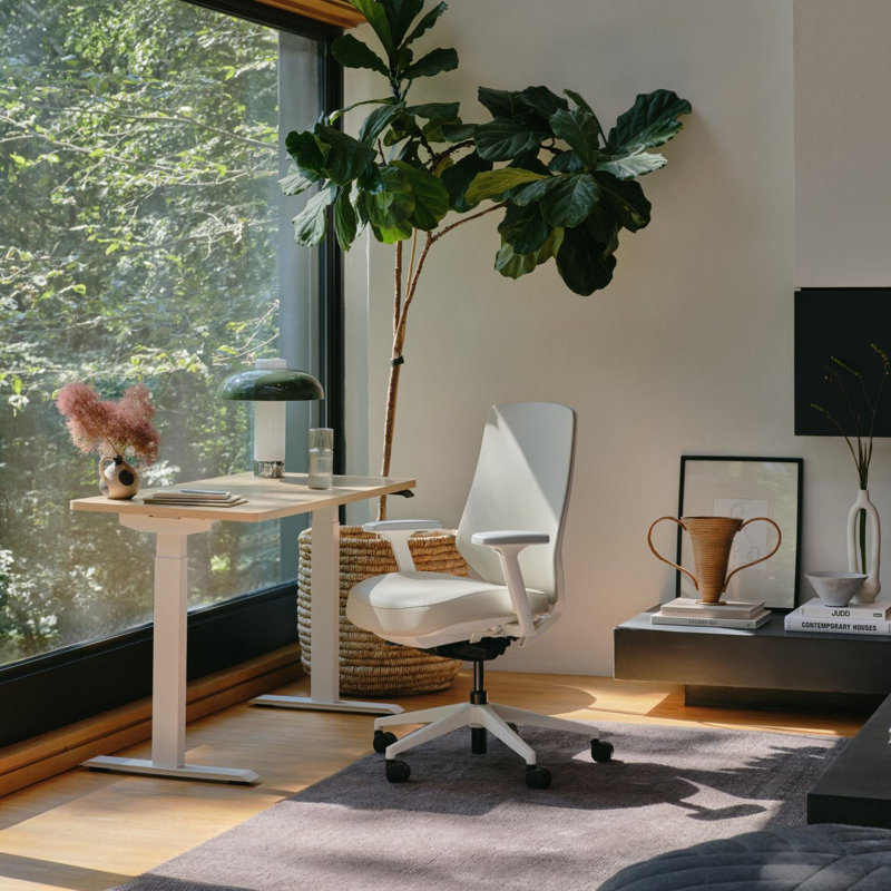 Ergonomic Chair Pro, Limestone, White
