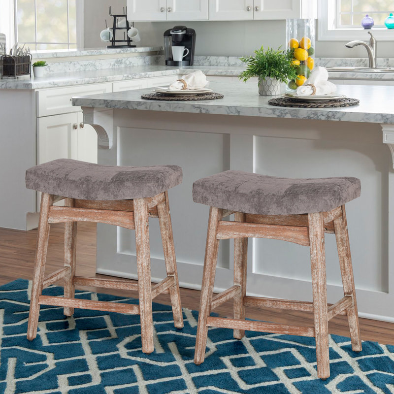 Tabouret de bar et de comptoir 24 po Ambistroie, Gris