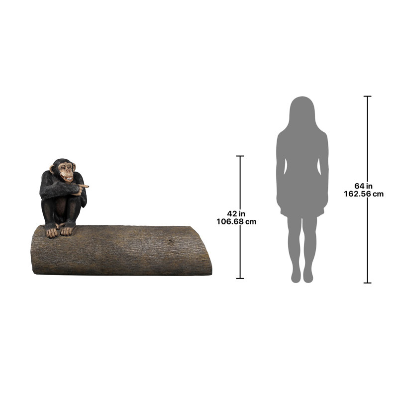 Banc sculptural Monkey See Monkey Do