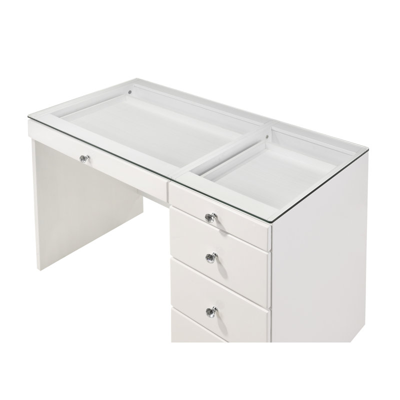 Meuble-lavabo 1 pièce 1 pièce Glam, Blanc