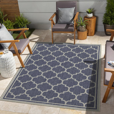 Sunshine Blue  Indoor/Outdoor Area Rug