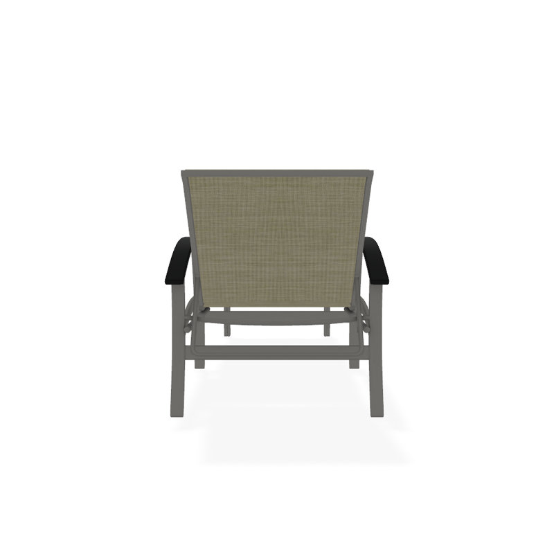 Chaise longue inclinable Askar, Neige texturée, Graphite classique P30, Bristol taupe Sunbrella®