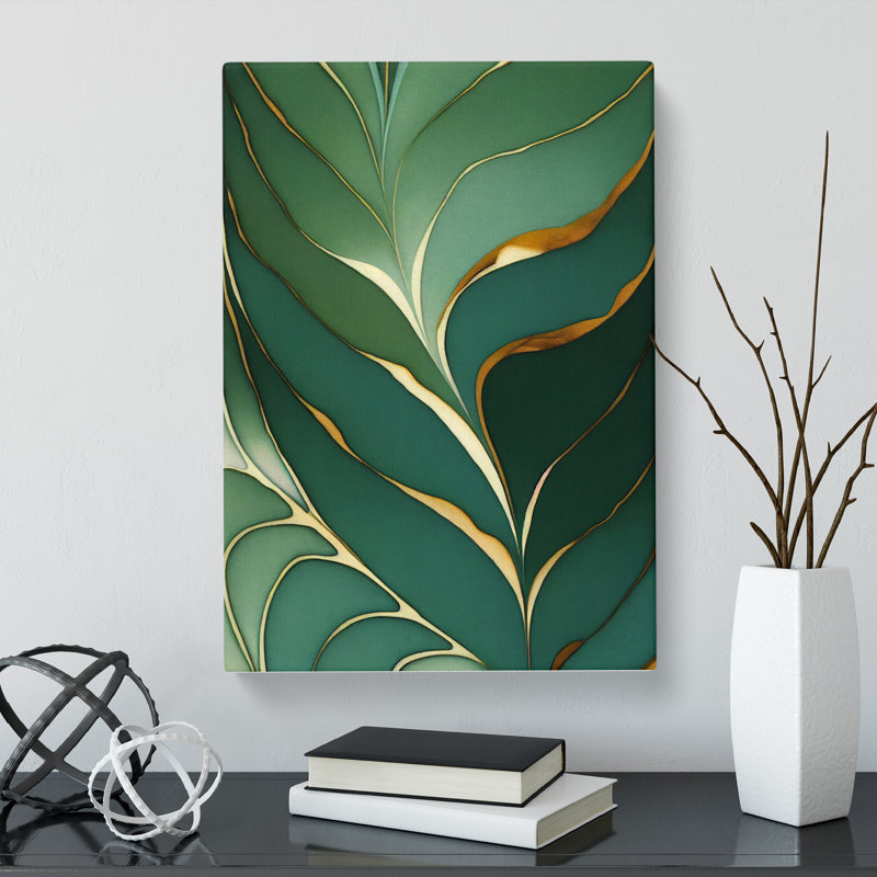 Ludovica Plant Leaf Vol.2 - Wrapped Canvas, 50cm H x 35cm W x 3cm D