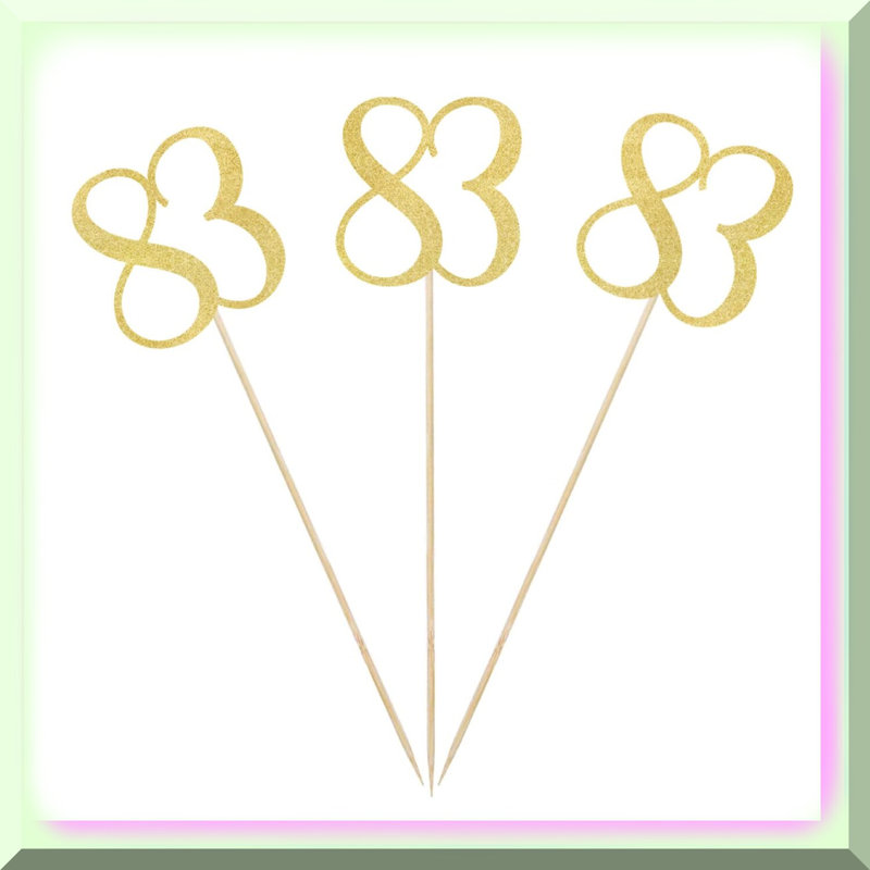 30th Birthday Glitter Decorations Kit