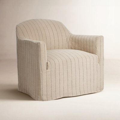 Lowell Slipcover Swivel Chair