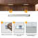 Wireless Motion Sensing Under Cabinet Lighting,8Inch LED Warm Dimmable 30AJ Night Light