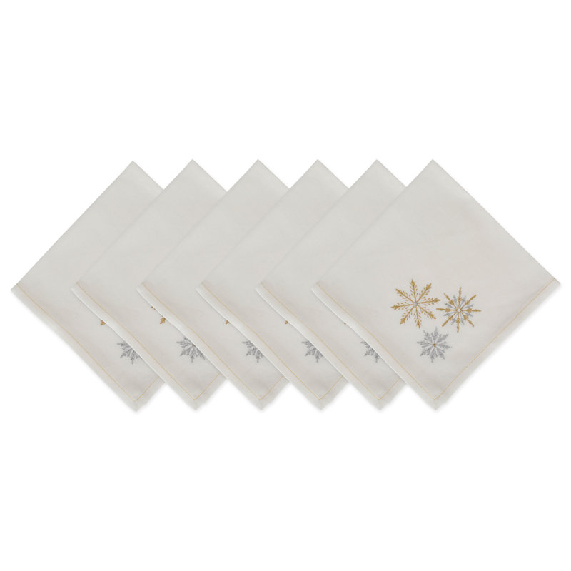 Shorey Cotton Embroidered Square Napkin