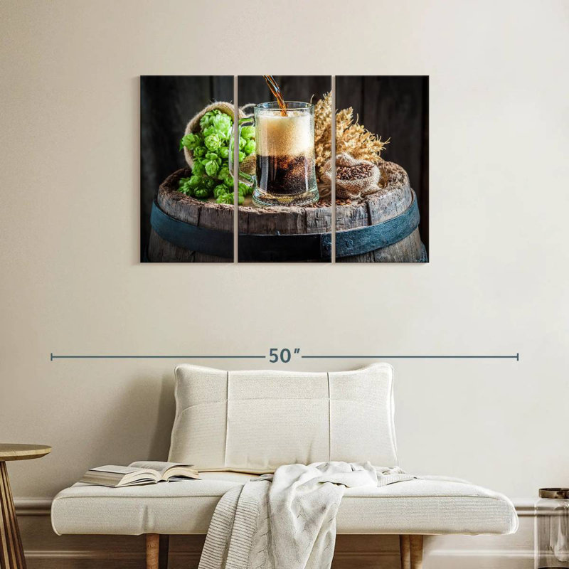 Yarlin Beer, 24" H x 38" W