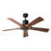 54" Aviator 5 - Blade Indoor / Outdoor Smart Ceiling Fan with Bluetooth Remote Control Included, Works With Alexa and iOS or Android App 